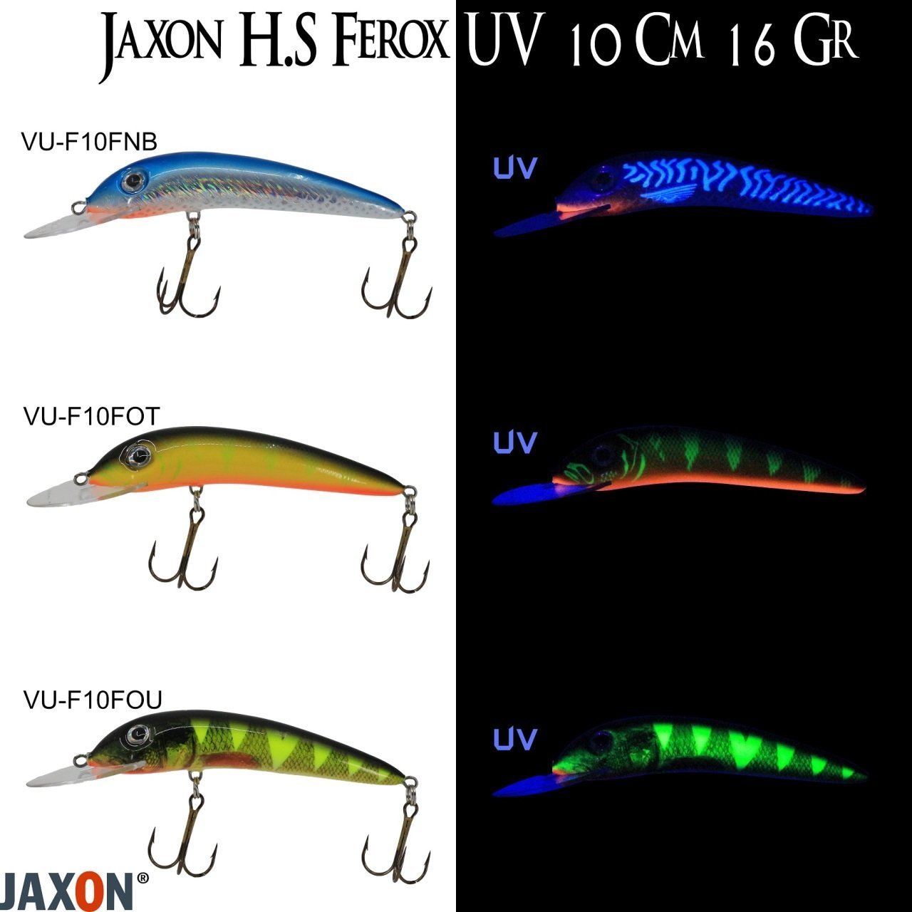 Jaxon H.S Ferox UV 10 Cm 16 Gr Fou