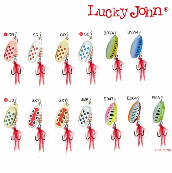 Lucky John Spin X Round Döner Kaşık 8 Gr No:3 FMA