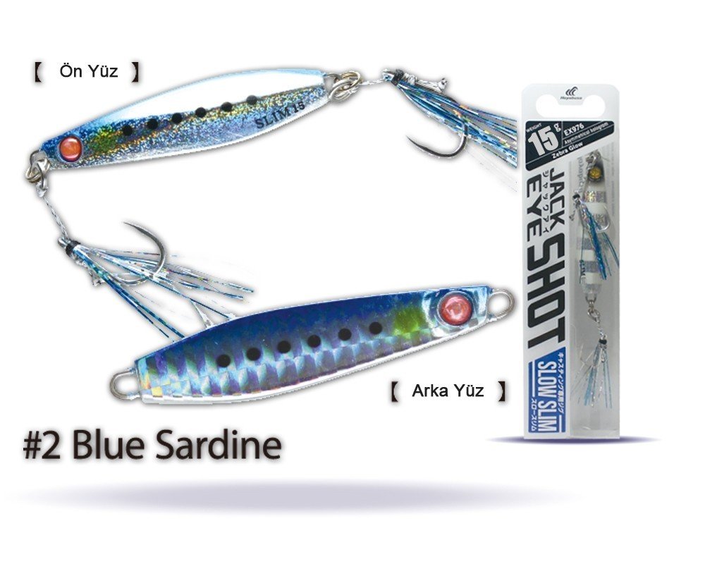 Hayabusa EX 976 Jack Eye Slow Slim 15gr Light Jig Suni Yem 2
