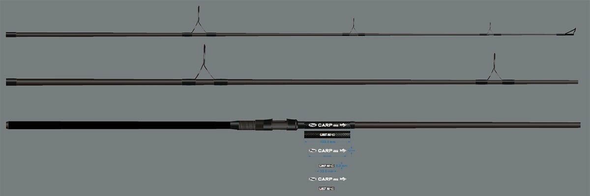 Kendo Carp 3.60cm 3.5lbs Olta Kamışı