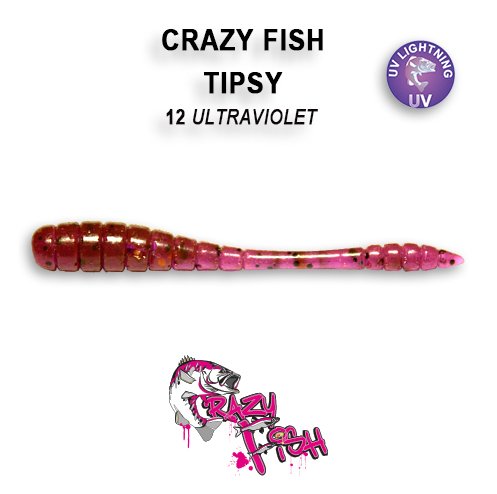 CRAZY FISH TIPSY / 50 MM / COLOR: 12 ULTRAVIOLET