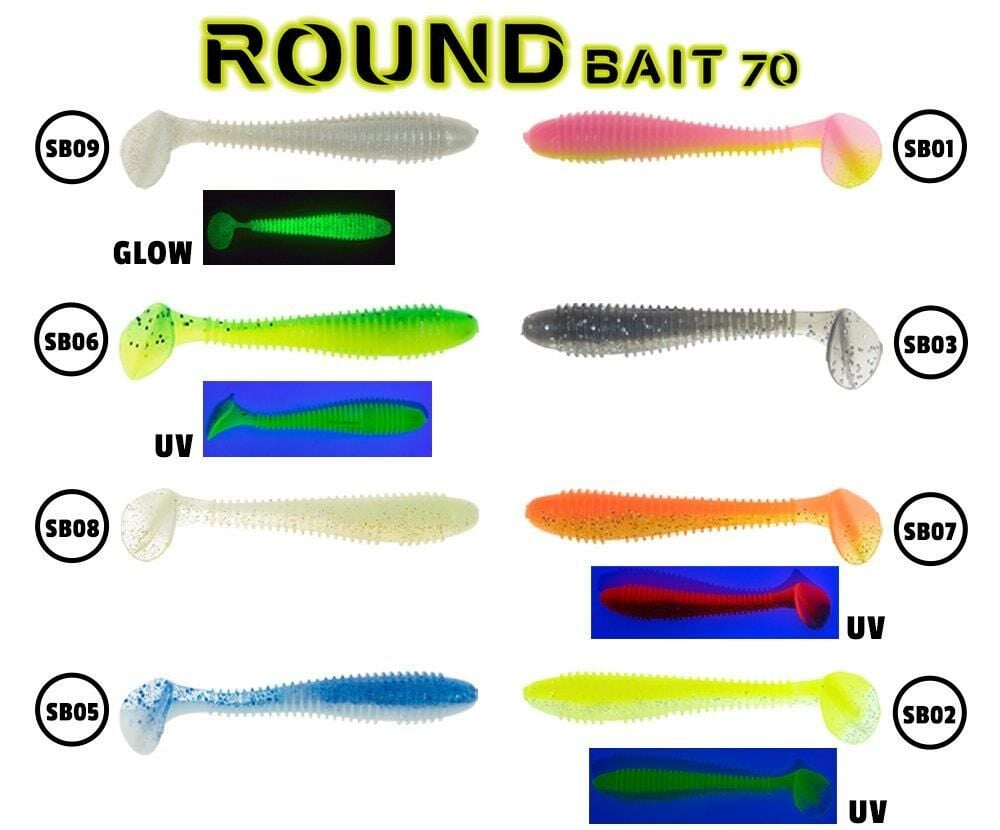 Fujin Round Bait 70mm Silikon Balık SB05