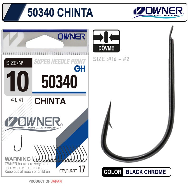 Owner 50340 Chinta Gun Black İğne 12