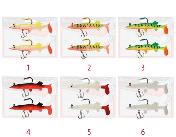 Captain 3584 Kingdom Areo TPA Soft 12cm Turna Silikonu 2'li Suni Balık 1