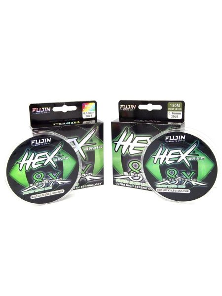 Fujin Hex Braid 8x 150mt Moss Green PE İp Misina 