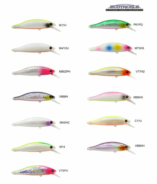 Ecotackle Narrow Athlete 80S 8Cm 12G Maket Balık V75PH