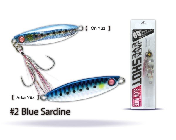 Hayabusa EX 975 Jack Eye Slow Wide 60gr Light Jig Suni Yem 2