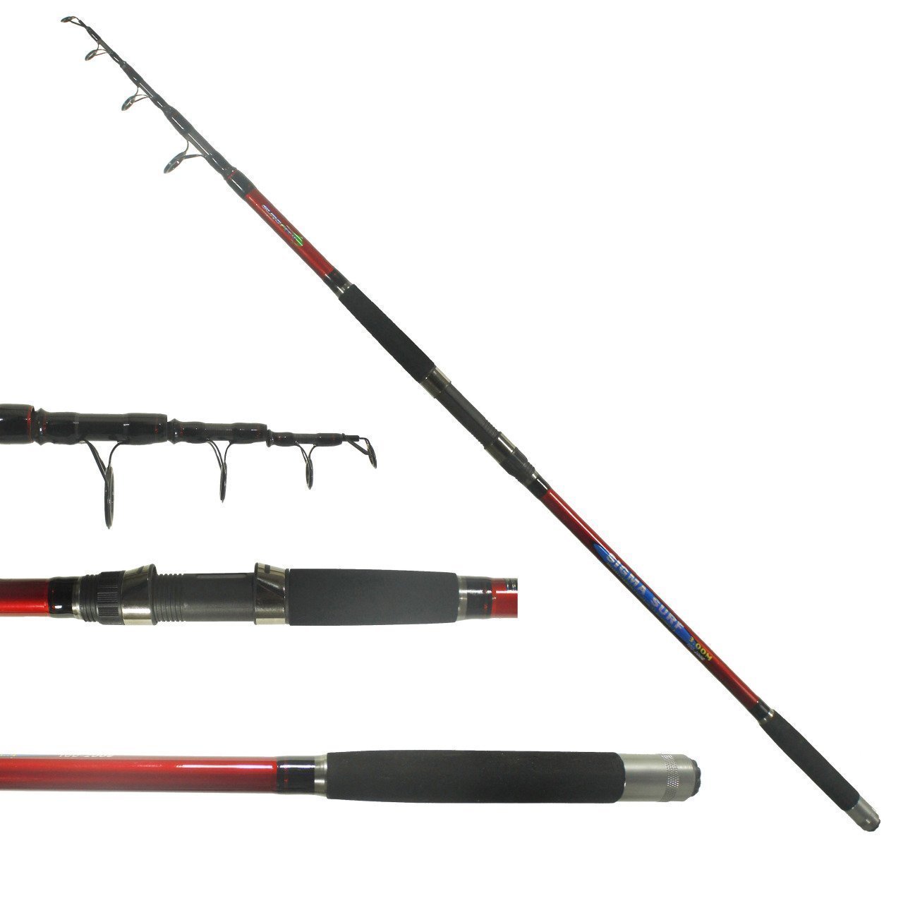 Sigma Surf Olta Kamışı 100-200 Gr 360 cm - Kırmızı