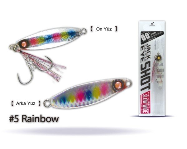 Hayabusa EX 975 Jack Eye Slow Wide 60gr Light Jig Suni Yem 5