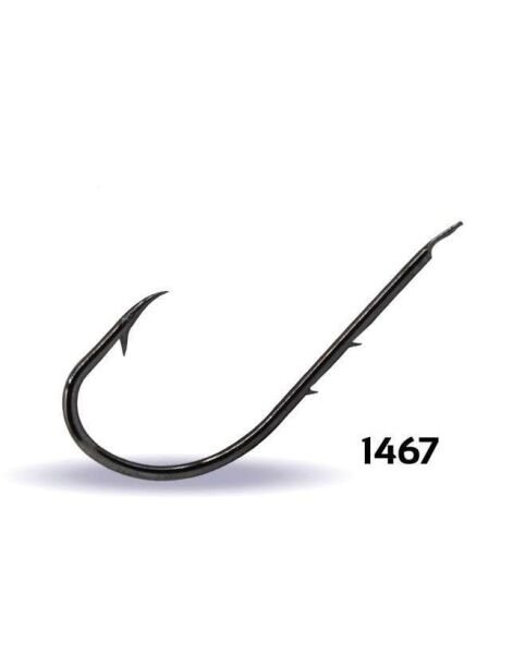 Youvella 1467 Tırnaklı Uzun Papağan Olta İğnesi 100lü Kutu Black Nikel