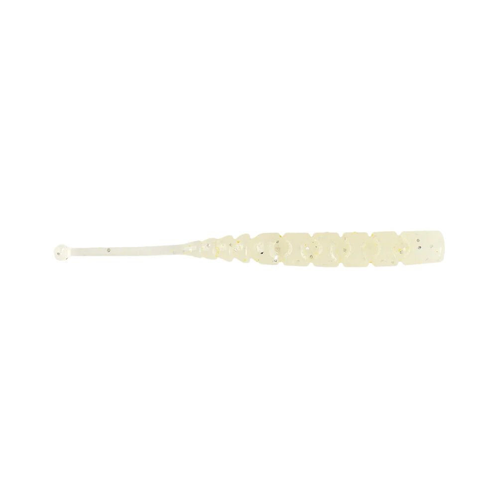 Mustad Aji Worm Ball Tail Silikon Kurt 010 - UV CL.RED GLITTER - 5CM - 12Lİ