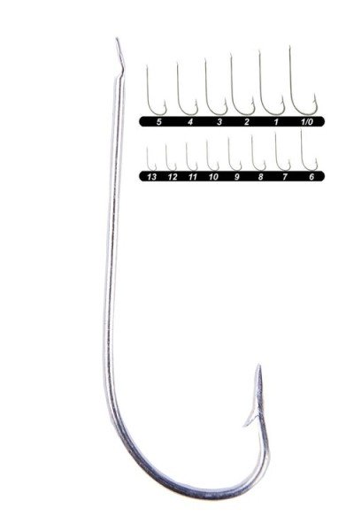 Youvella 1307 Palalı Çapraz Olta İğnesi 100'lü Kutu Galvaniz 11