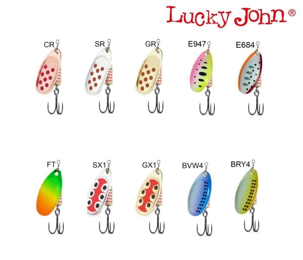 Lucky John Spin X Round Döner Kaşık 11 Gr No:4 BVW4
