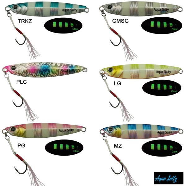 Aqua Salty Multi Jig 15 Gr - Gümüş Glow