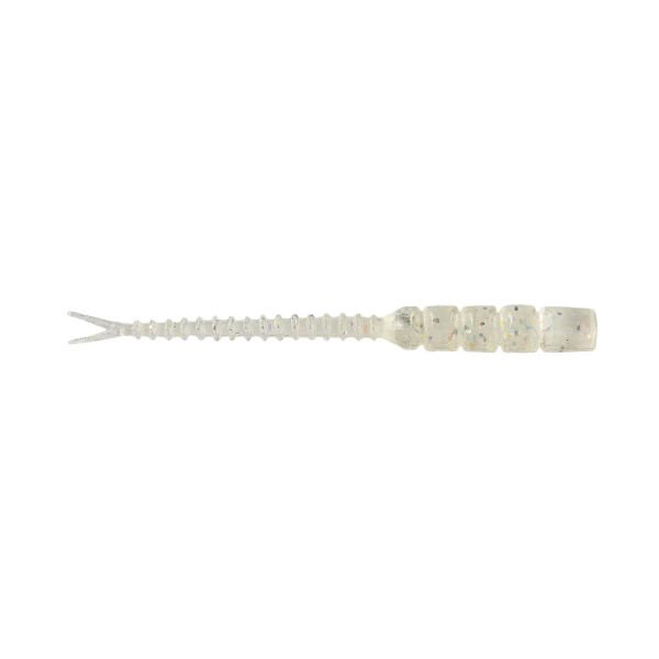 Mustad Aji Hellgramite Silikon Kurt 001 - CLEAR RBOW GLITTER - 5CM - 12Lİ