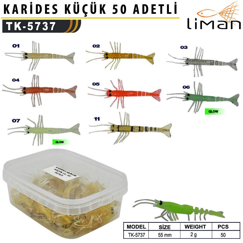 Liman Karides Silikon Küçük 50 adetli 06