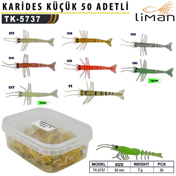 Liman Karides Silikon Küçük 50 adetli 06