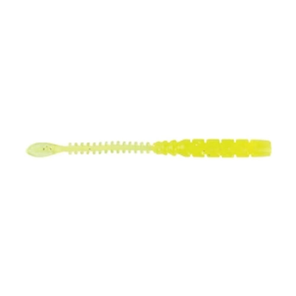 Mustad Aji Beaver Tail Silikon Kurt 005 - CLEAR CHARTREUSE - 64MM - 12Lİ