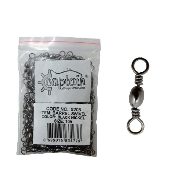 Captain 5203 Fırdöndü 144'lü Paket Black Nikel 10