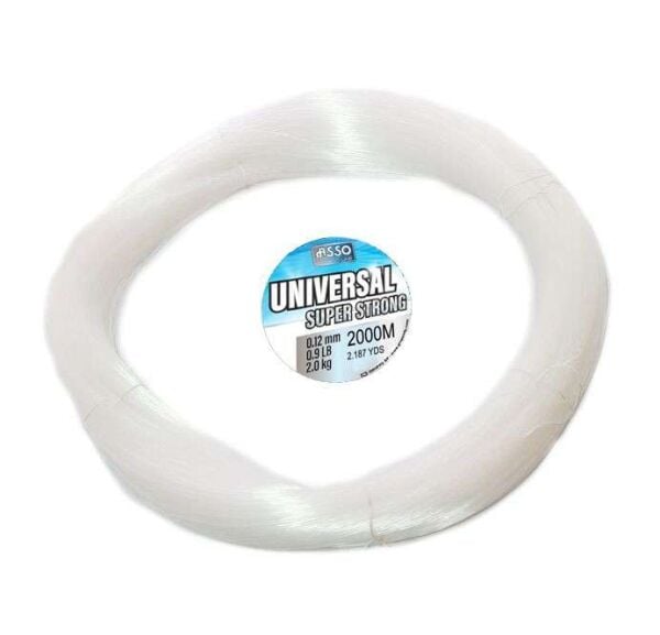 Asso Universal Çile 2000mt Monofilament Misina Beyaz