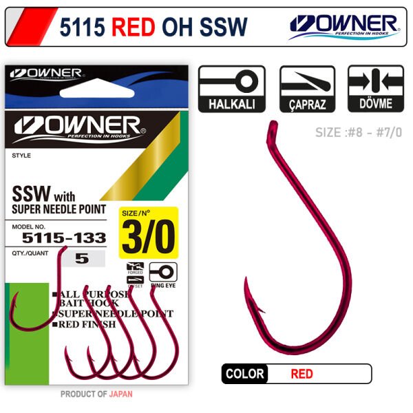 Owner 5115 Oh Ssw Red İğne 2-0