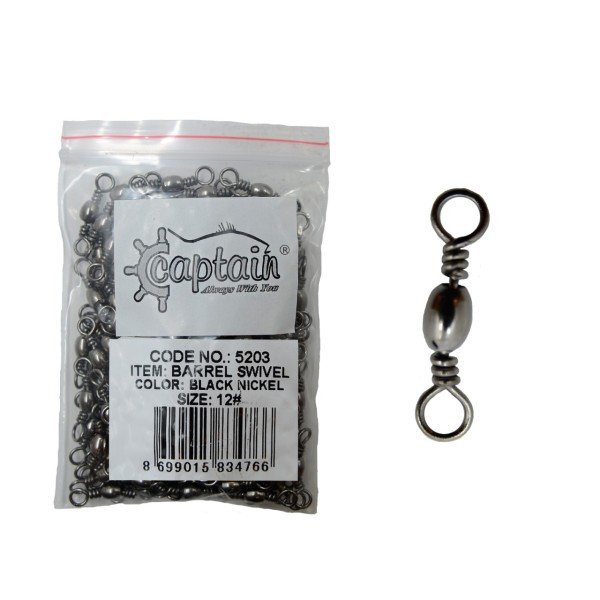 Captain 5203 Fırdöndü 144'lü Paket Black Nikel 12
