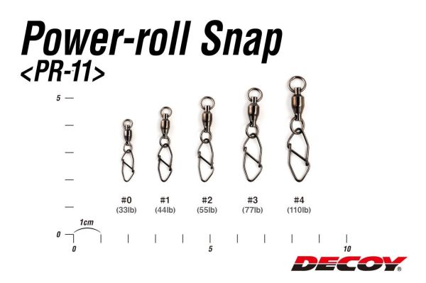 DECOY PR-11 Power Roll Snap Rulmanlı Klips 