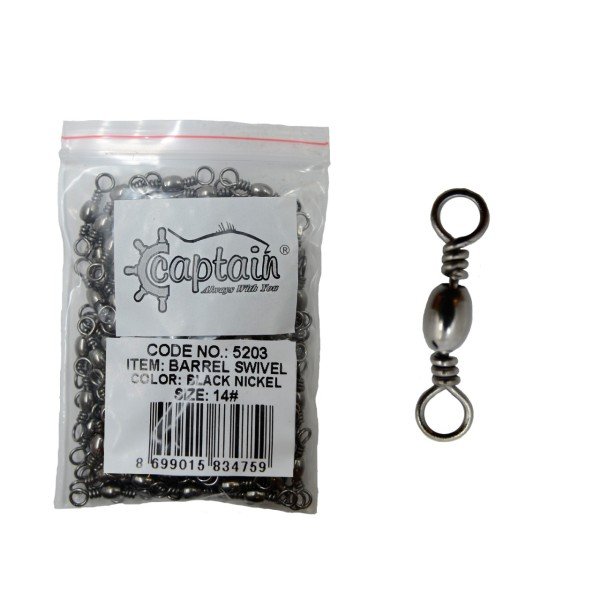 Captain 5203 Fırdöndü 144'lü Paket Black Nikel 14