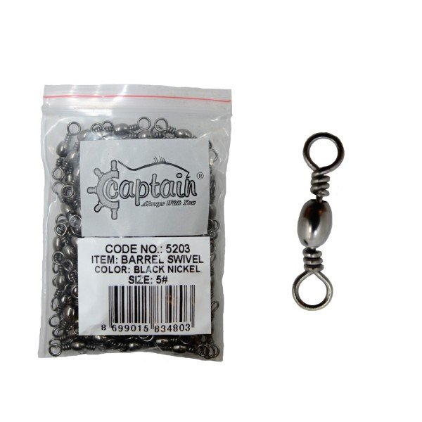 Captain 5203 Fırdöndü 144'lü Paket Black Nikel 5