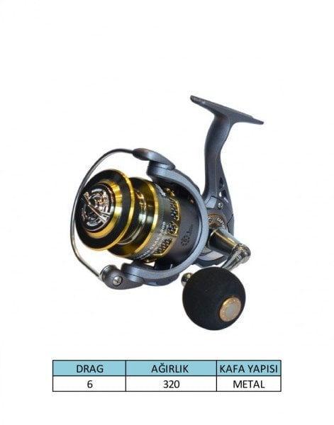 Captain Gear 5000 Tekne Makinesi 6+1 BB