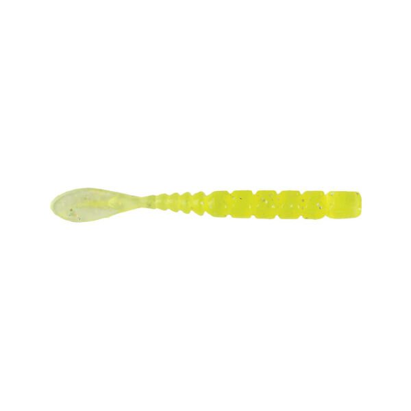Mustad Aji Fish Tail Silikon Kurt 005 - CLEAR CHARTREUSE - 5CM - 12Lİ