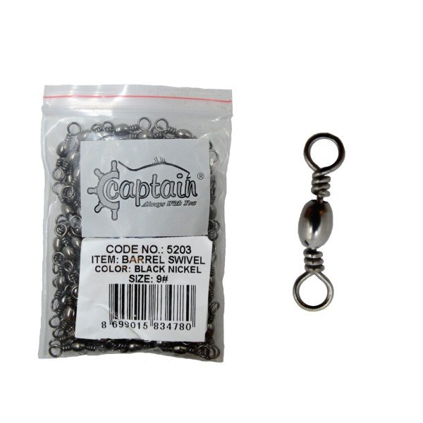 Captain 5203 Fırdöndü 144'lü Paket Black Nikel 9