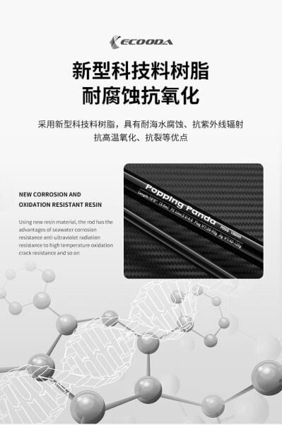 Ecooda Panda 300cm 40-120g Shore Jigging Popping Kamışı