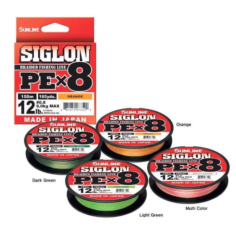 Sunline Siglon Braid Pe x8 İp Misina LIGHT GREEN - 0.209MM - 300MT - 11KG