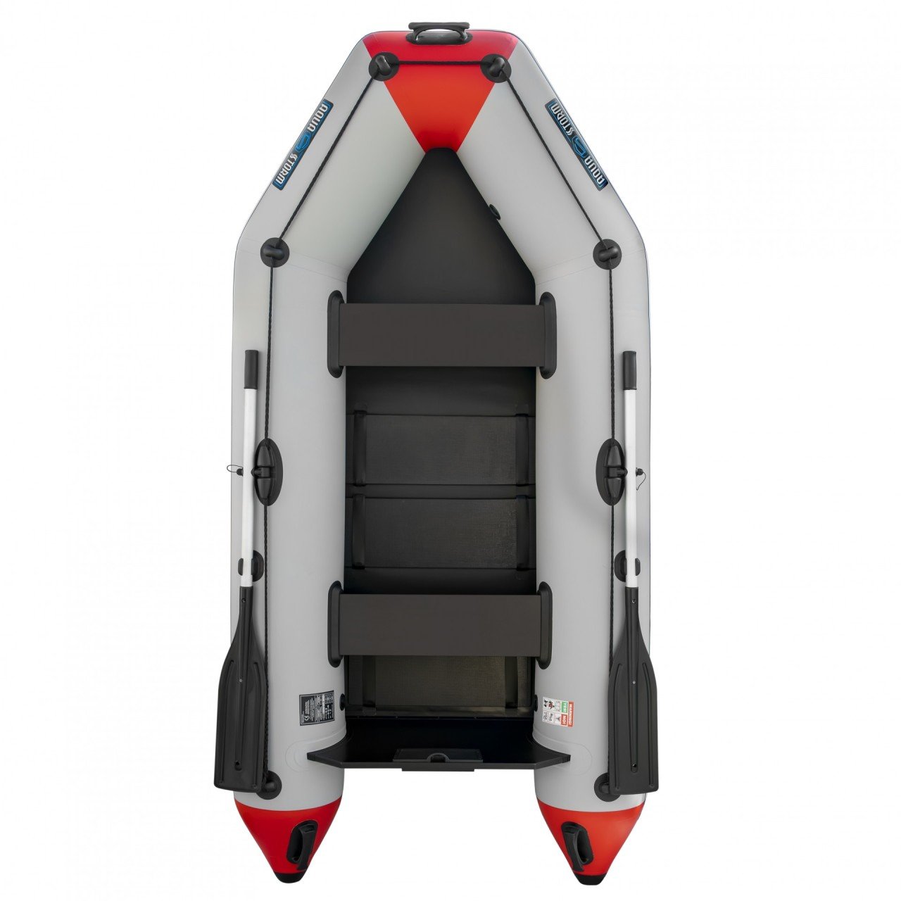 Aqua Storm STM Izgara Taban Motor Takılan Bot Gri-Kırmız - 280 cm