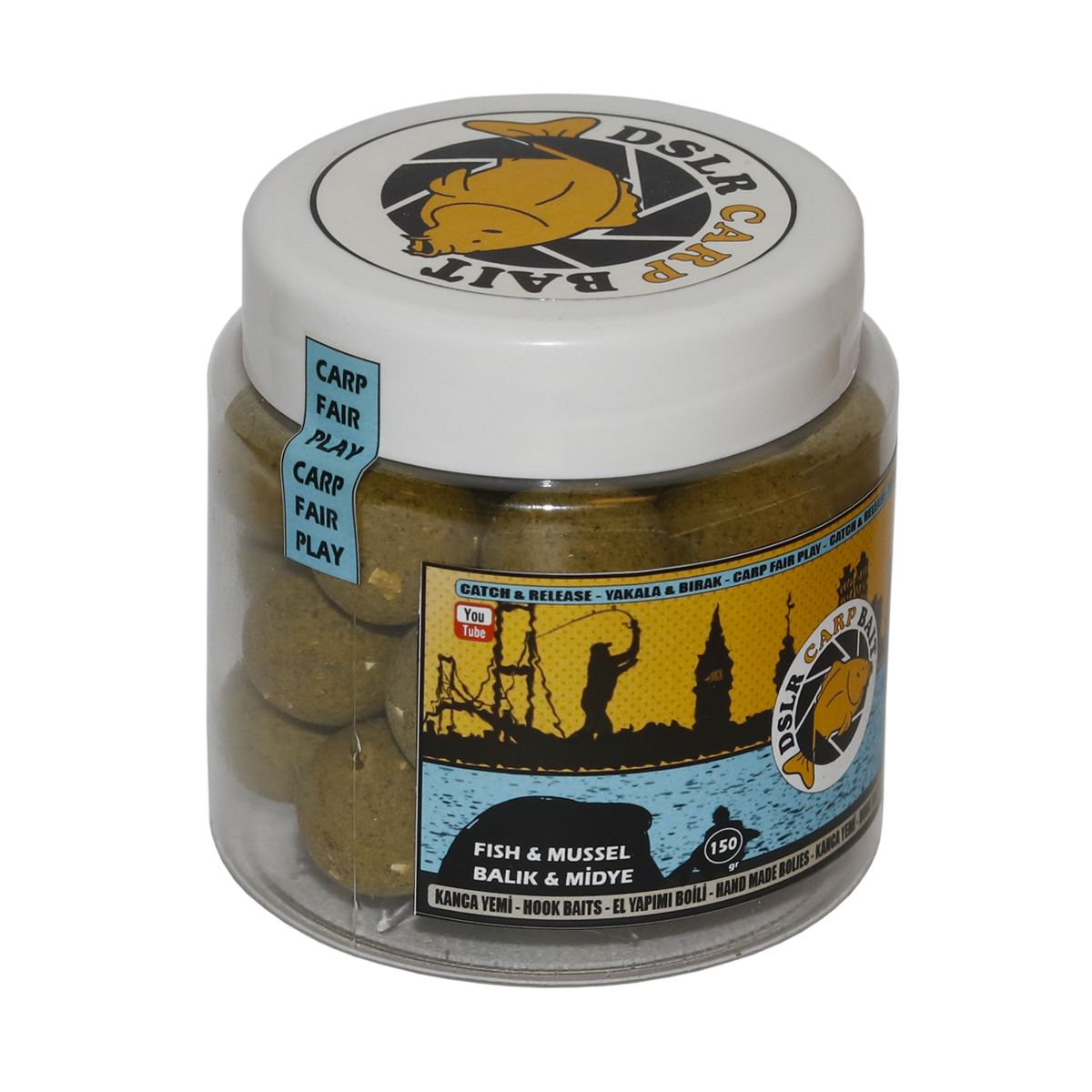 DSLRCARP BAIT Balık & Midye Sazan Boili Yem 150 gr