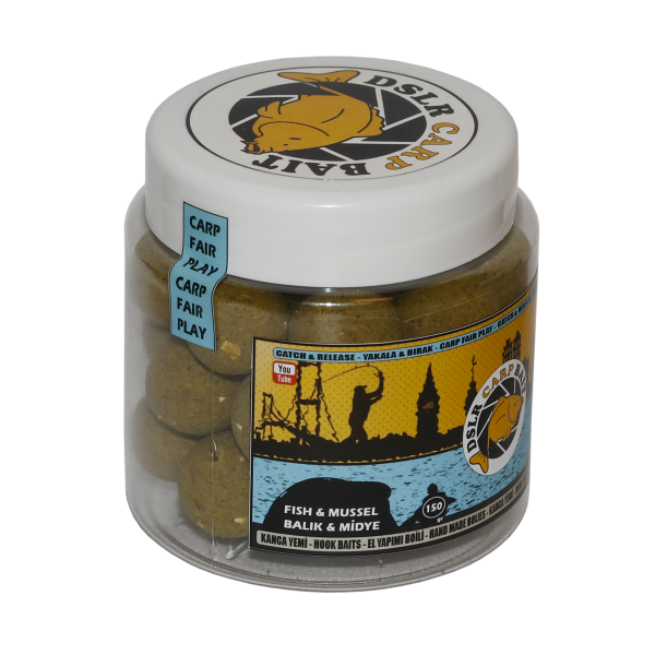 DSLRCARP BAIT Balık & Midye Sazan Boili Yem 150 gr