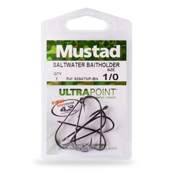 Mustad Olta İğnesi 92647 NPBN 25 li METALİK SİYAH - NO:2