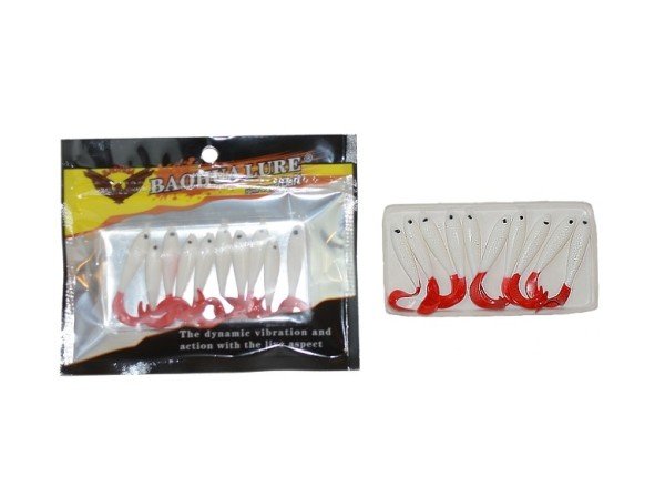 Captain 3558 Hyper Soft 4.5cm Levrek Silikonu 10'lu Paket Suni Yem 2