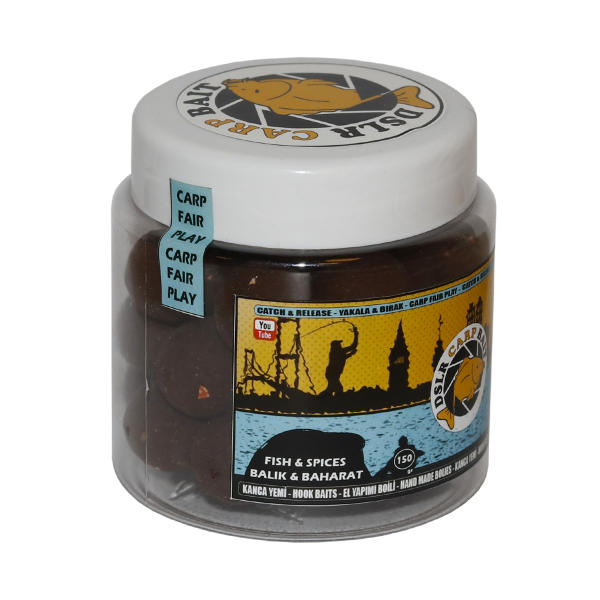 DSLRCARP BAIT Balık & Baharat Sazan Boili Yem 150 gr