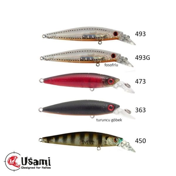 Usami Bay Shinner 50SP-MR 2.8 Gr Maket Balık 363