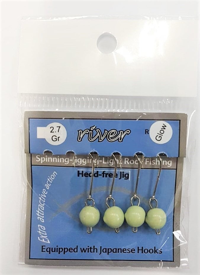 River Jig Kafa Hareketli İğneli Glow 1.8 GR