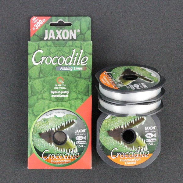 Jaxon Crocodile Fluocarbon 150+150Mt. 0.27 mm