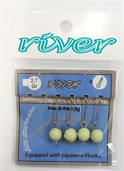 River Jig Kafa Hareketli İğneli Glow 1.5 GR