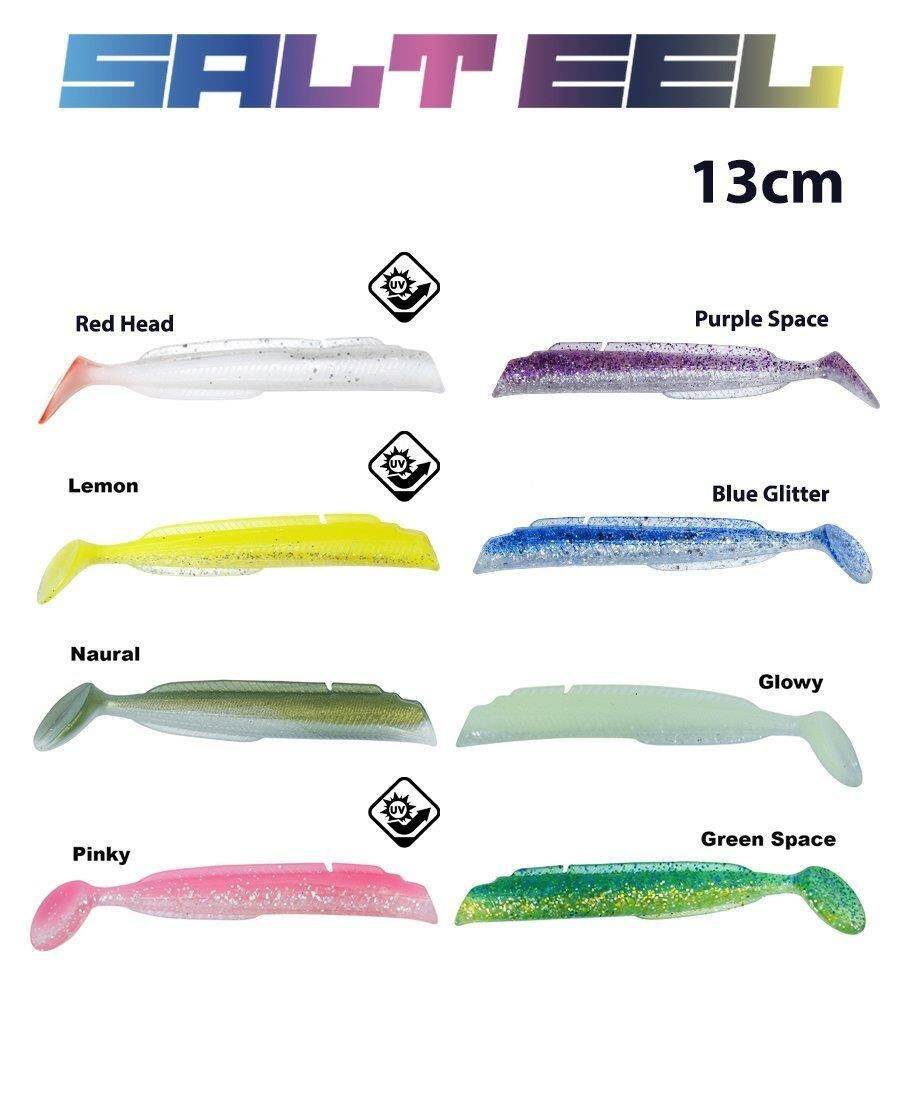 Fujin Salt Eel Body 13cm x3 Silikon Yem Gövde 