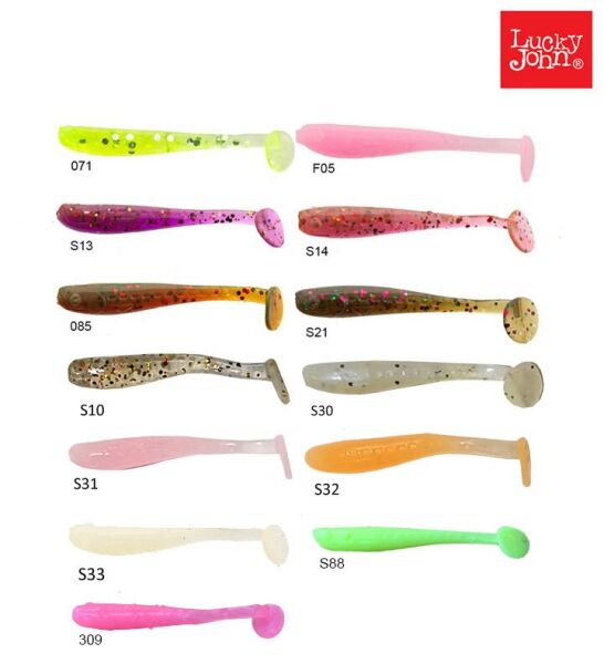 Lucky John Baby Rockfish 1.4'' (3.56 cm) 20P Silikon Yem S88