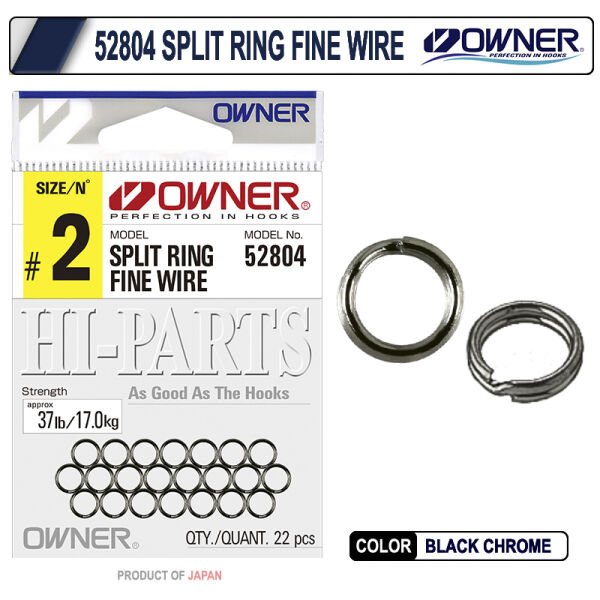 Owner 52804 Split Ring Fine Wire Halka 1