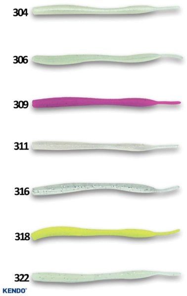 Kendo MebaruAjı Worm 2.55 inch 7 Adet