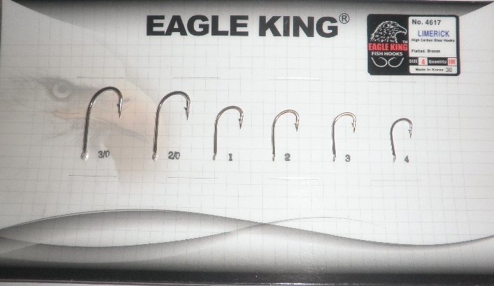 Eagle King 4617BZ Çapraz Kısa Pala Bronz İğne ( VMC 9284BZ ) 1/0