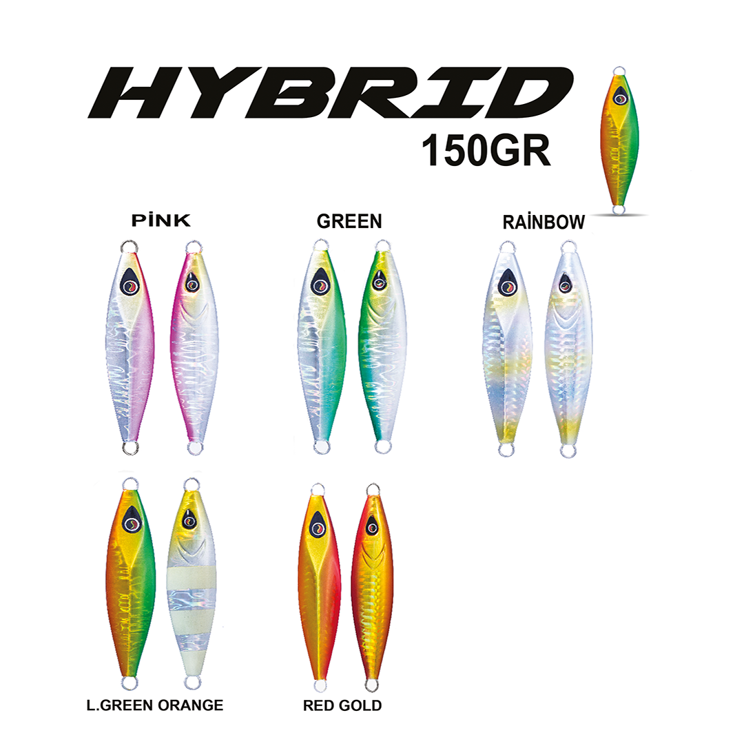 Underground Hybrid 180 GR Jig L.Green Orange